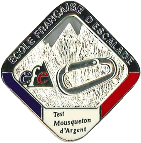 Mousqueton d'argent'